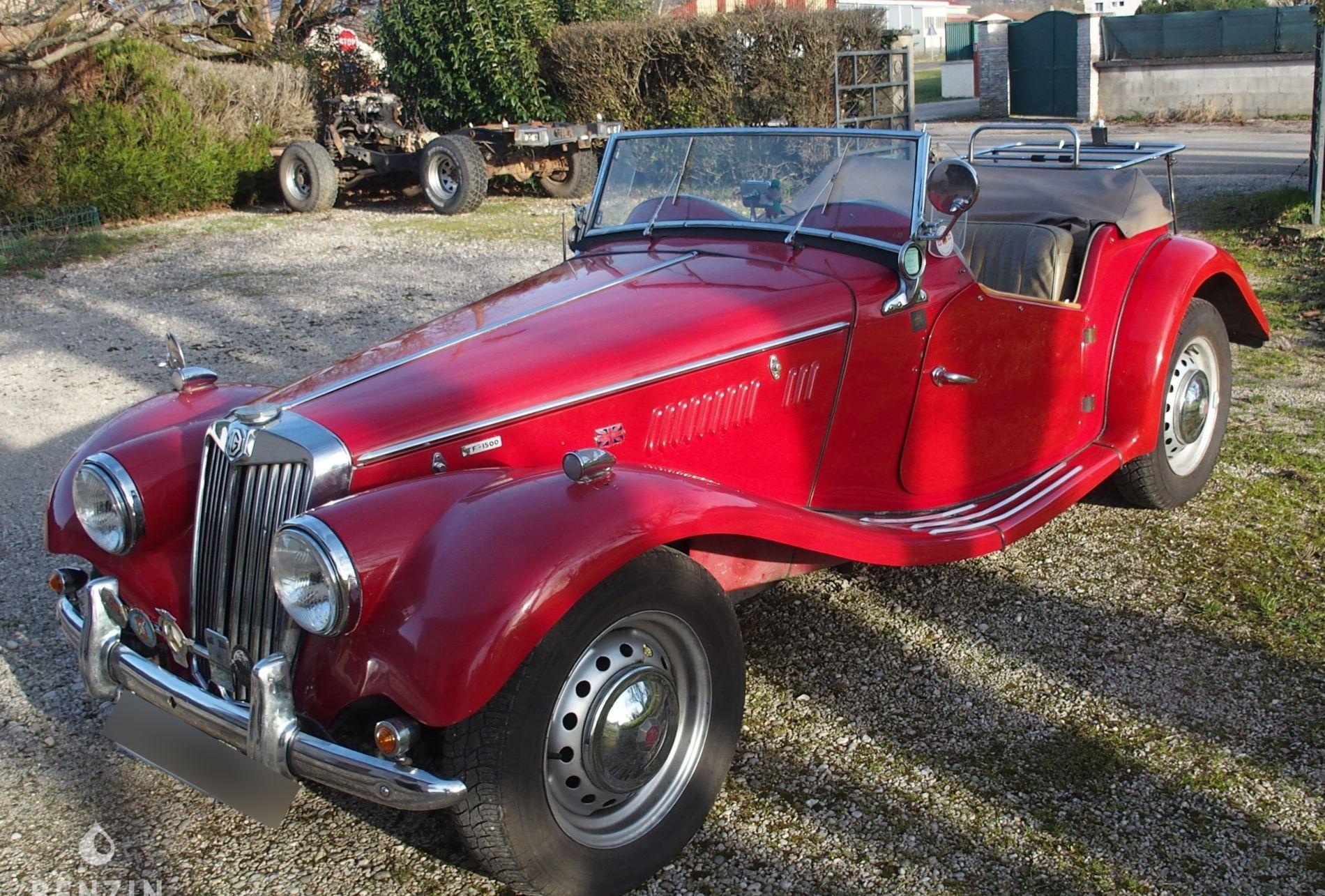 MG TF 1955 à vendre – Roadster Classique Britannique
