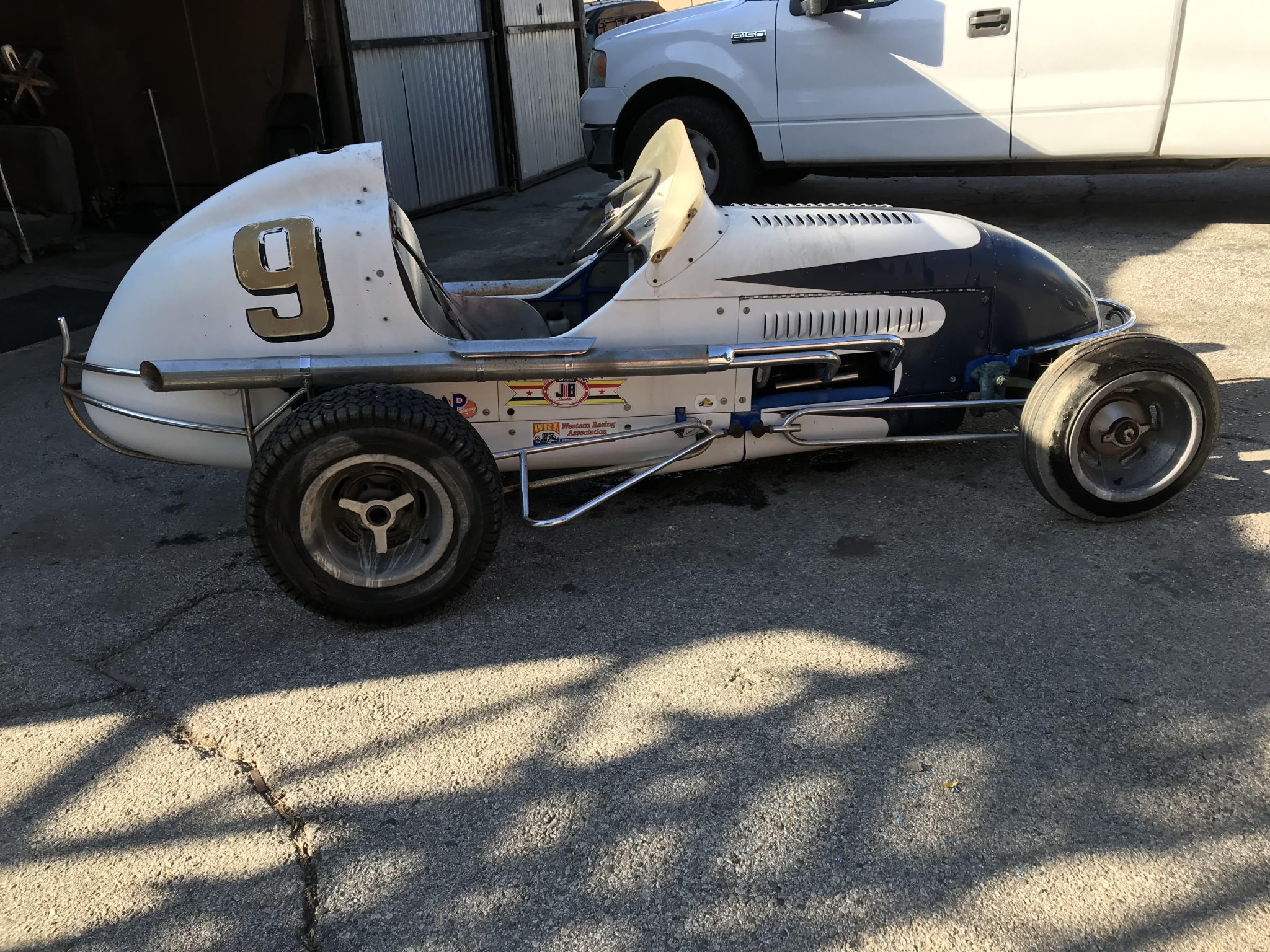 Ford V8-60 Equipped Midget Racer Project for Sale – Rare Vintage Race Car