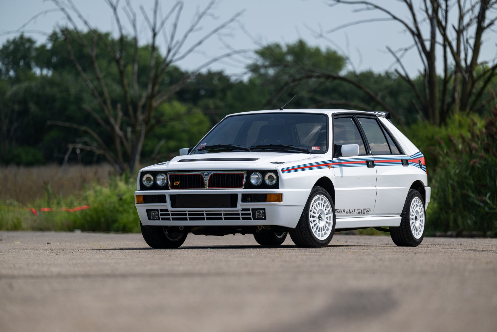 1992 Lancia Delta for Sale – Bianco Martini-Stripes AWD Turbo Icon