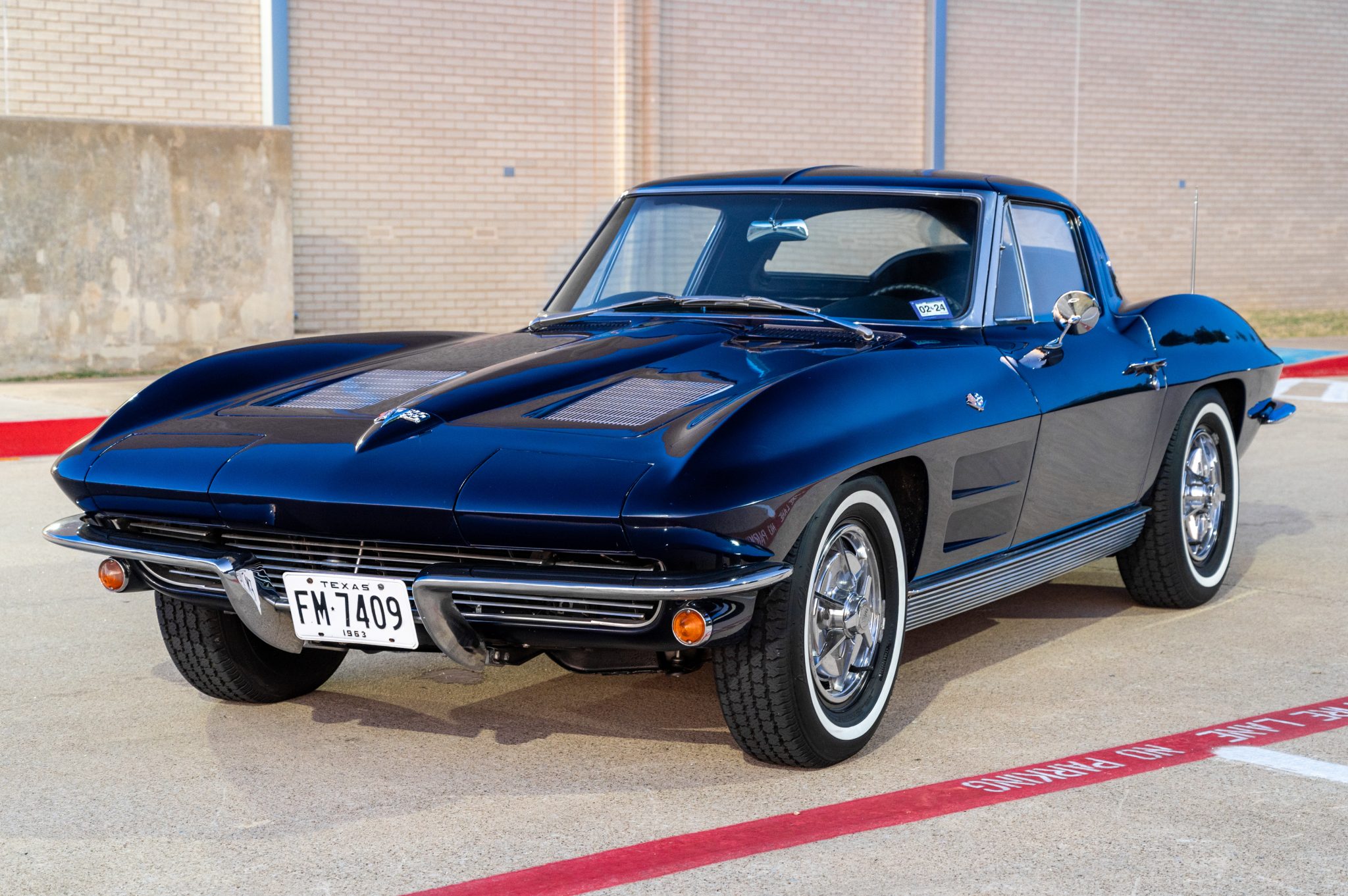 Chevrolet Corvette C2 1963 à vendre – Roadster Daytona Blue avec V8 327