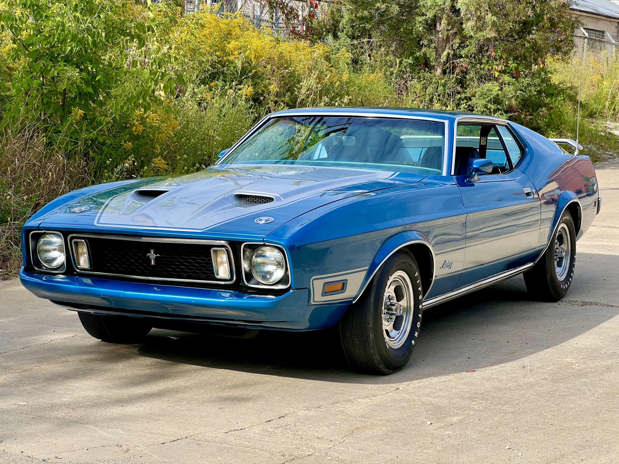 1973 Ford Mustang 1969-1973 for Sale – Blue Glow 351 Cleveland V8 Fastback