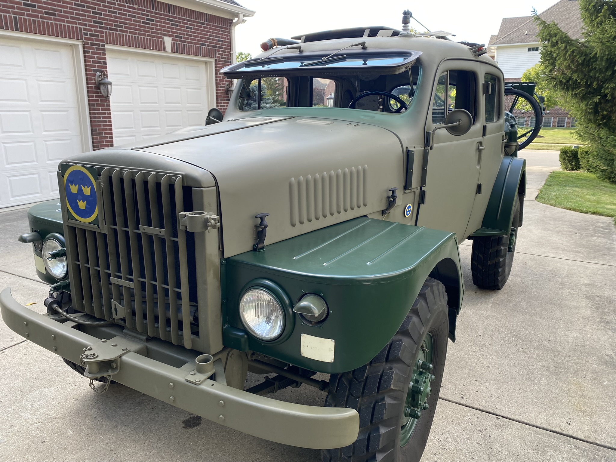 1957 Volvo TP21 for Sale – Olive Drab 3.7-Liter 4x4 Military Vehicle