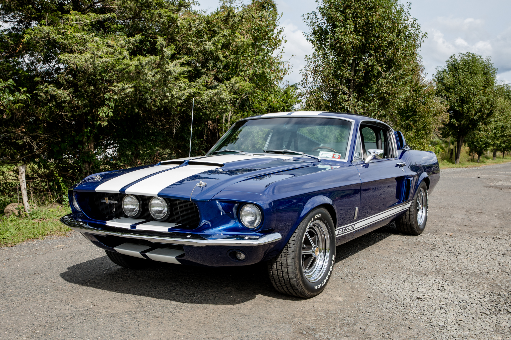Shelby Mustang GT350 & GT500 1967 à vendre – V8 289 bleu suralimenté par Paxton