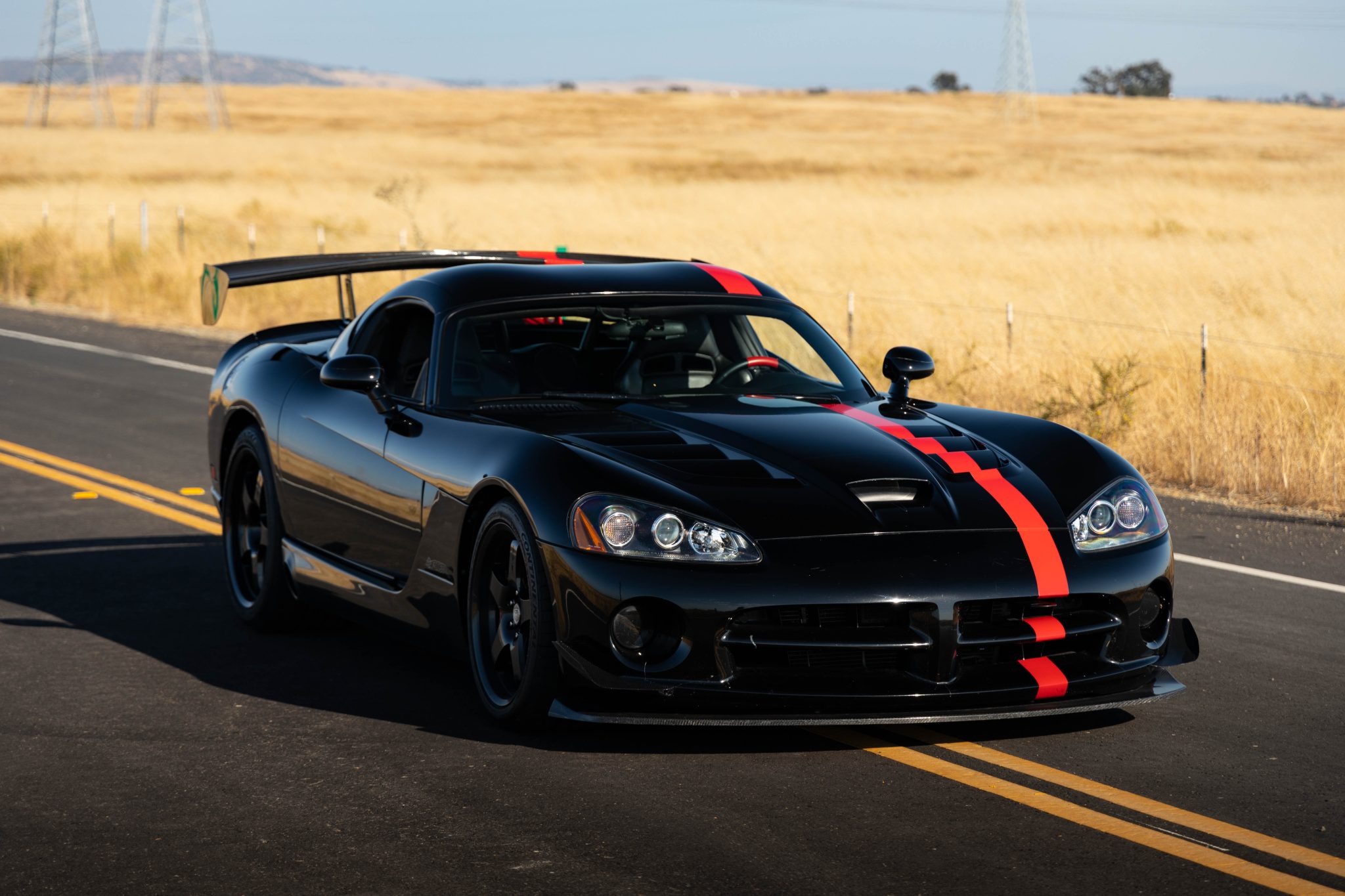 2008 Dodge Viper ZB II (2008-2010) for Sale – Black ACR V10 with Red Stripe