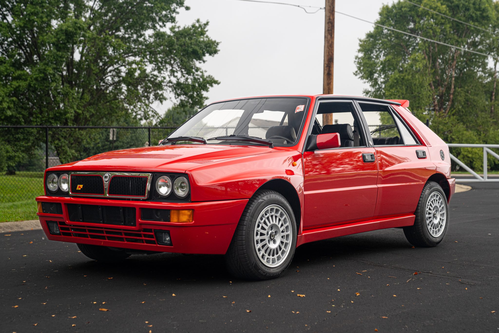 Lancia Delta 1993 à vendre – Icône sportive turbo rouge à transmission intégrale
