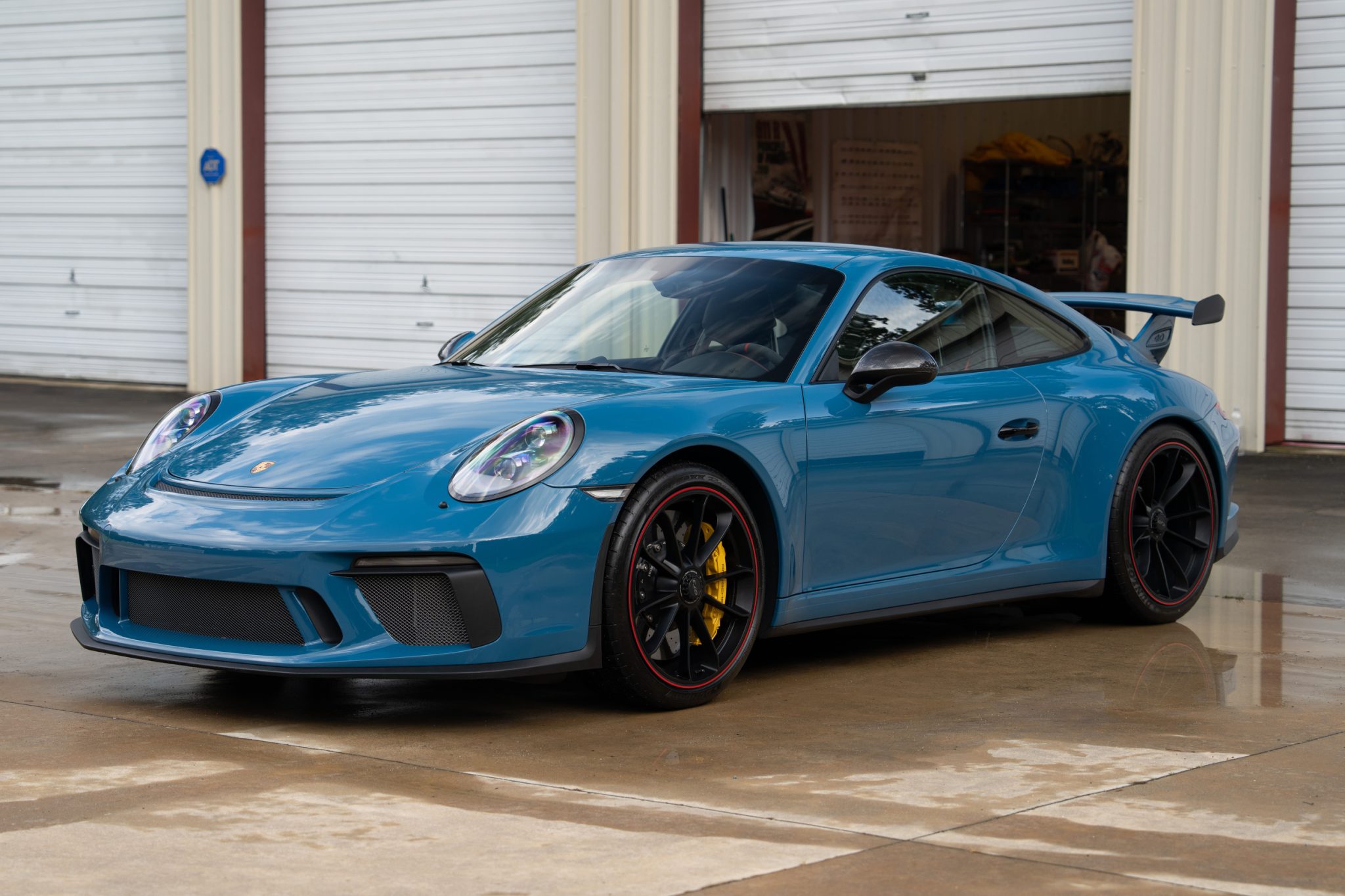 Porsche 991 GT3 2018 à vendre – Coupé manuel Oslo Blue sur mesure