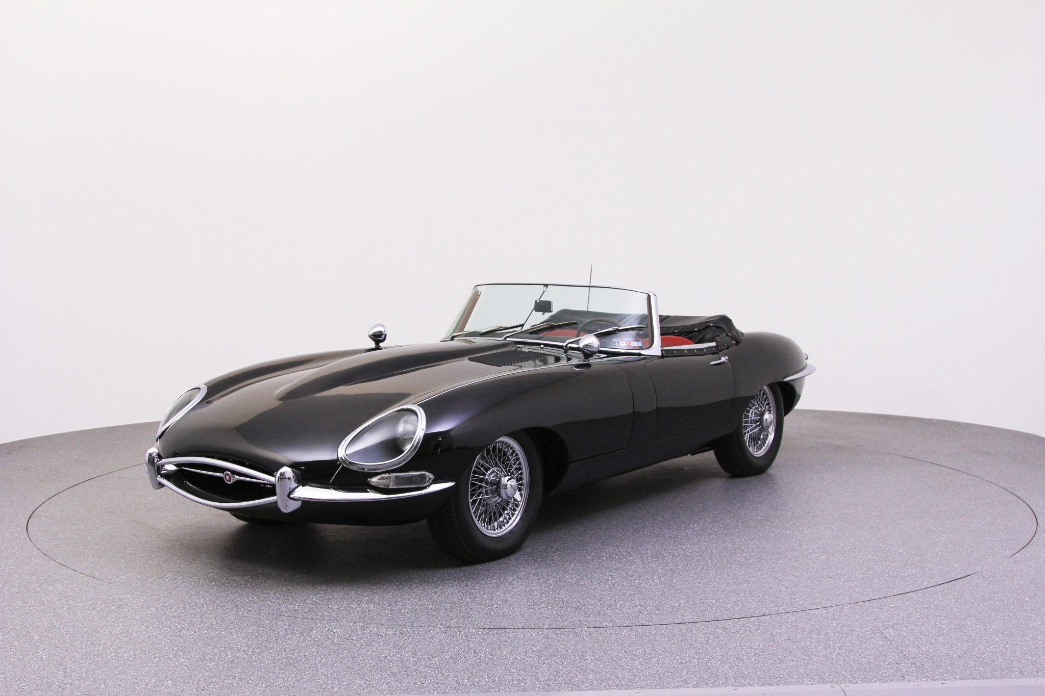 1962 Jaguar XKE Series I zu verkaufen – Schwarzer 3,8-Liter-Roadster
