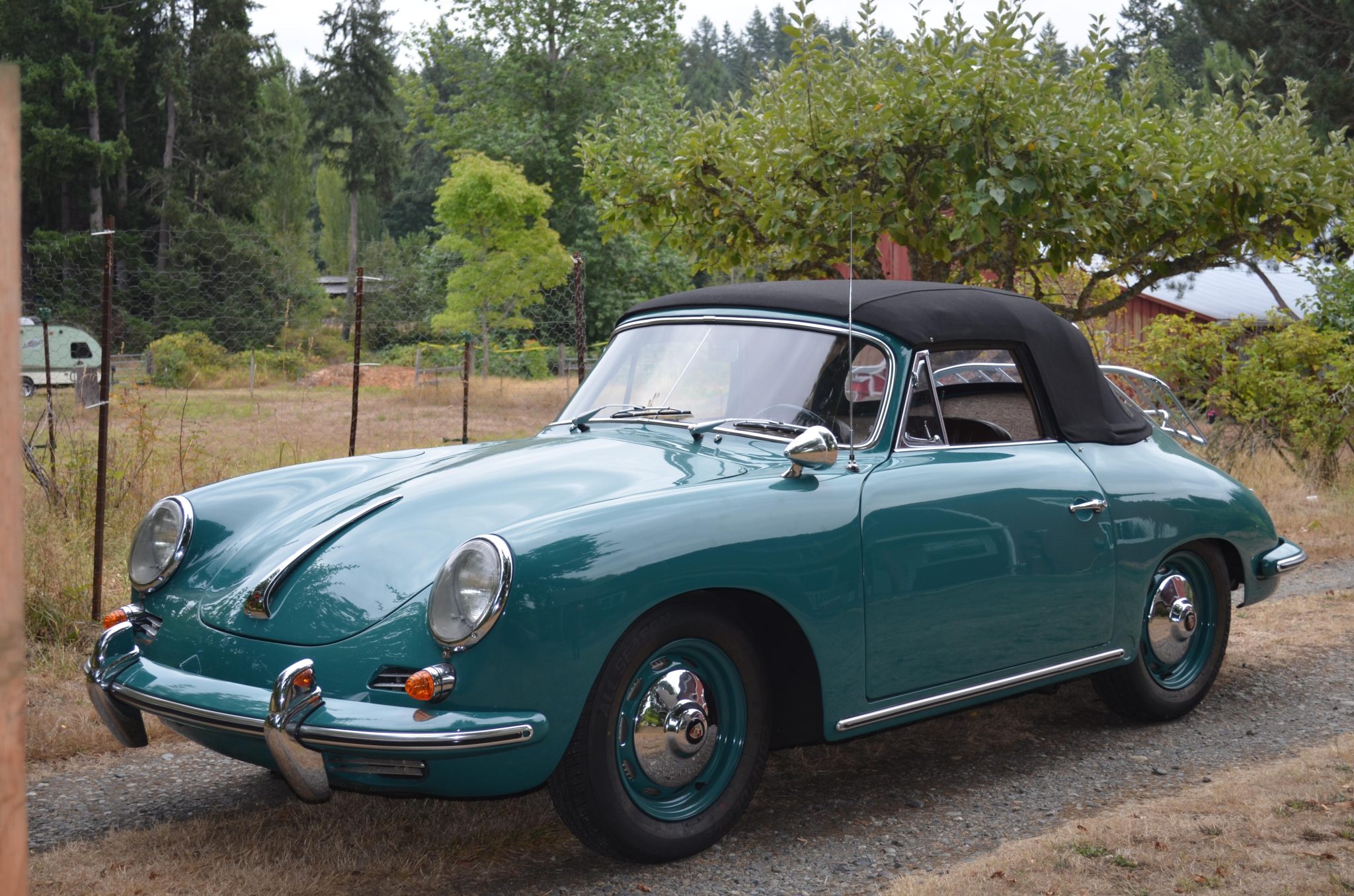 1962 Porsche 356B zu verkaufen – Smyrna-Green-Cabriolet mit 1,6-Liter-Boxermotor