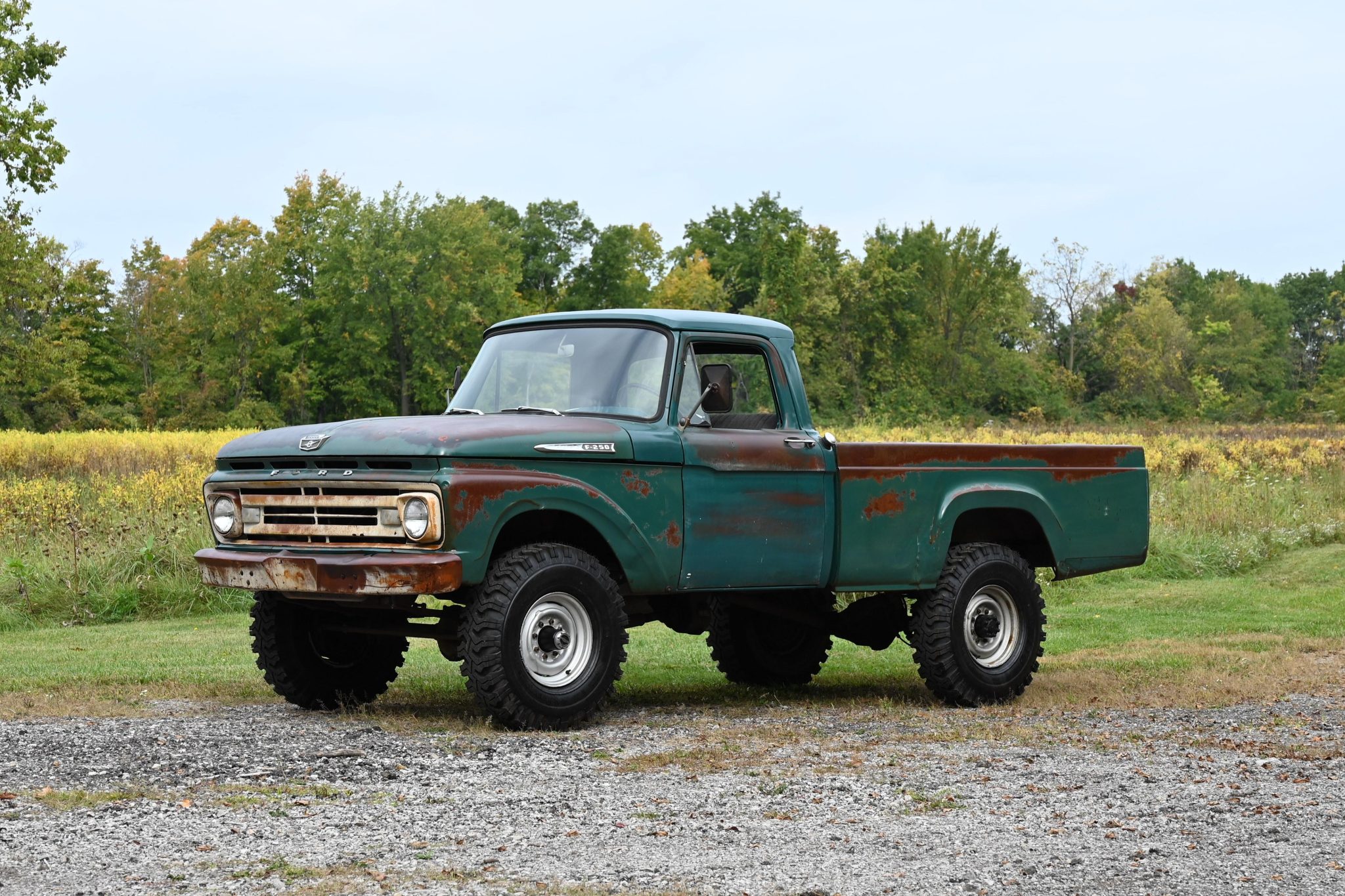 Ford F-Series 1961-1966 de 1961 à vendre – Pick-up 4x4 vert avec V8 292ci