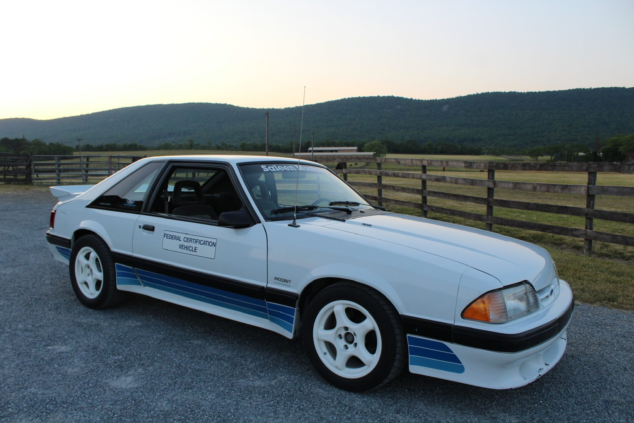 1987 Ford Saleen for Sale – Oxford White 5.0 V8 Five-Speed Mustang