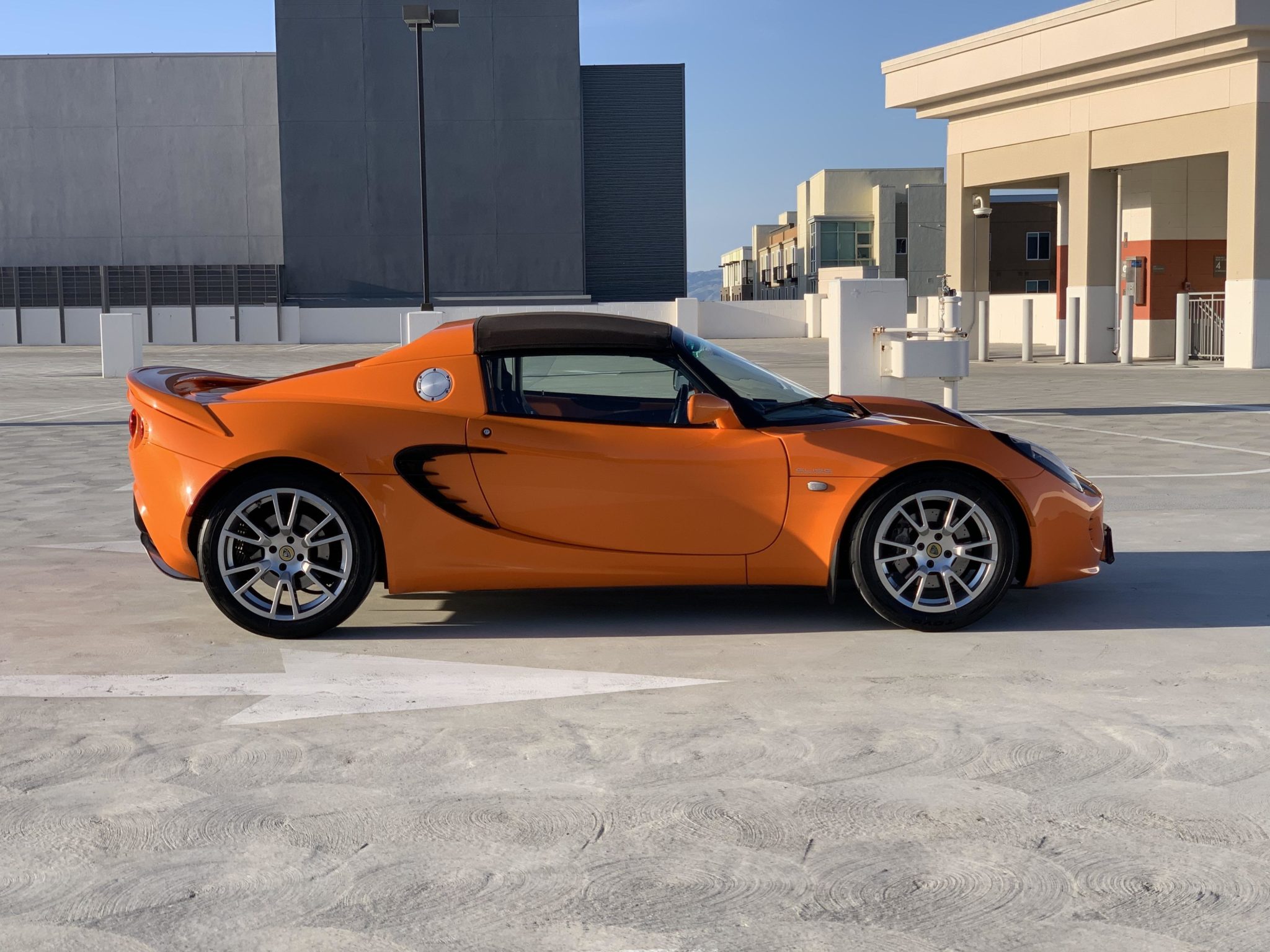 2008 Lotus Elise zu verkaufen – Chrome Orange Kompressor-Sportwagen mit Handschaltung