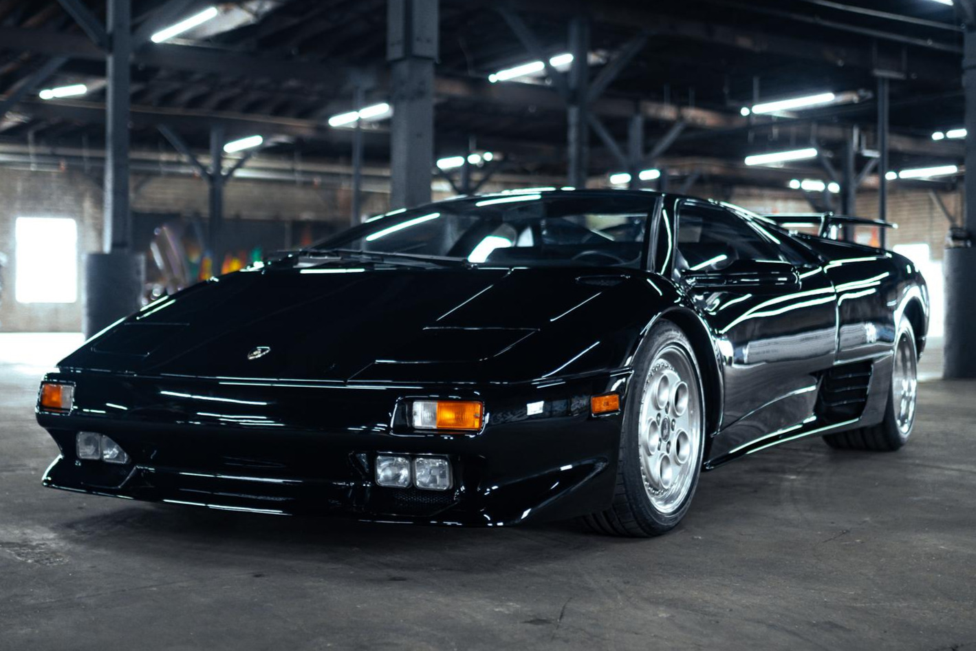 Lamborghini Diablo 1995 à vendre – Supercar Nero V12 AWD à boîte manuelle
