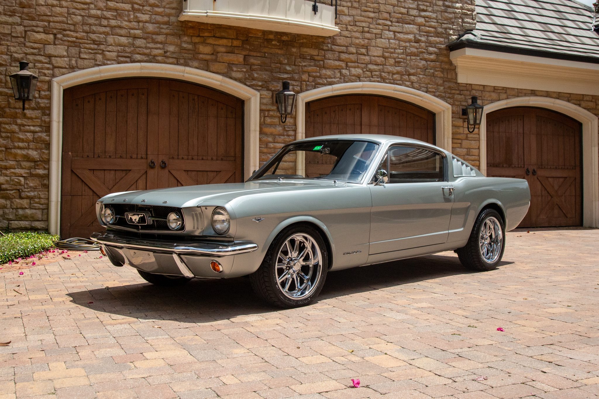 1965 Ford Mustang 1964.5-1966 zu verkaufen – Graues 347ci-Stroker-Coupé mit Fünfganggetriebe