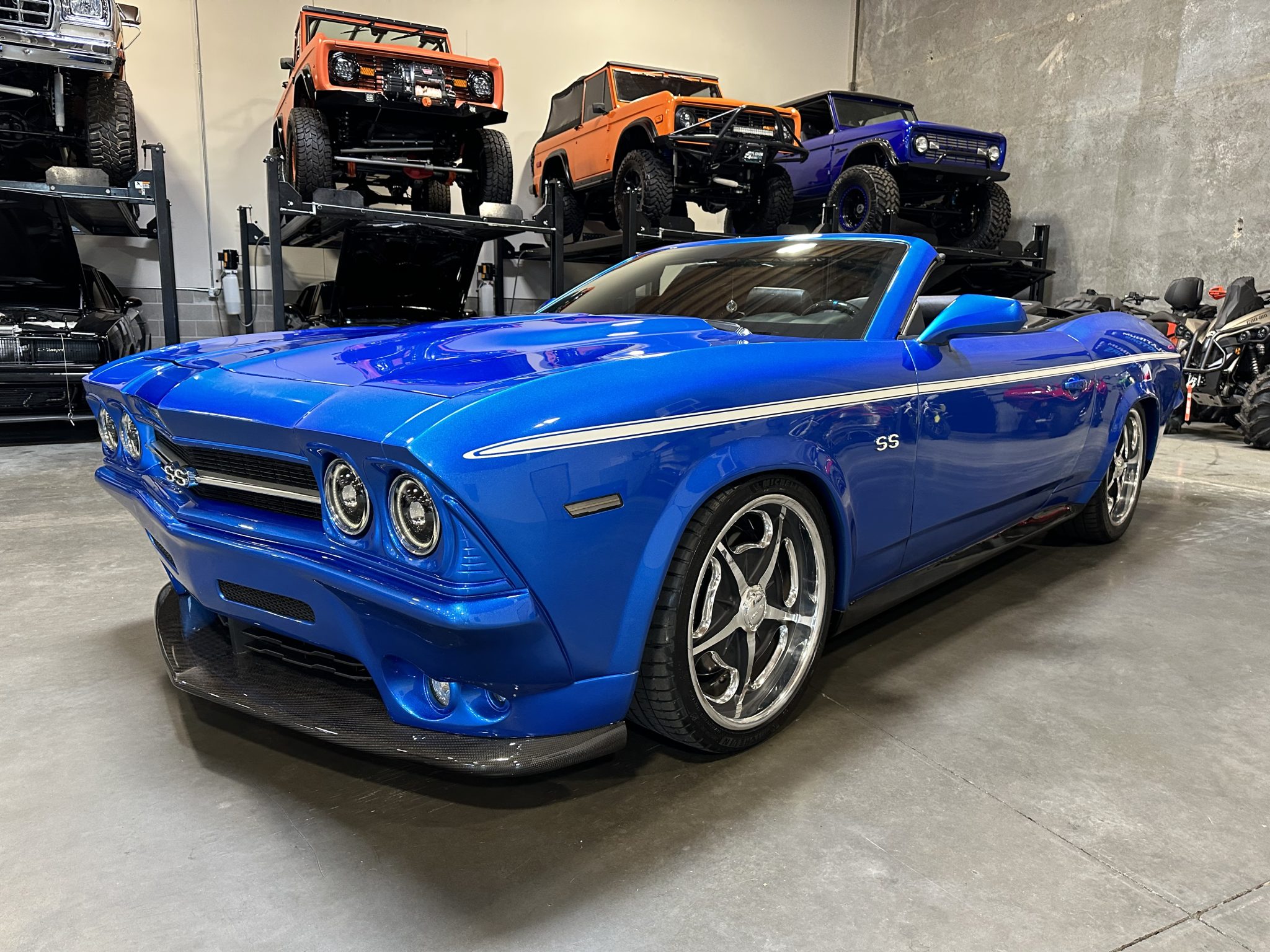 2015 Chevrolet Camaro 5th Generation 2010-2015 for Sale – Strato Blue Supercharged V8 Convertible