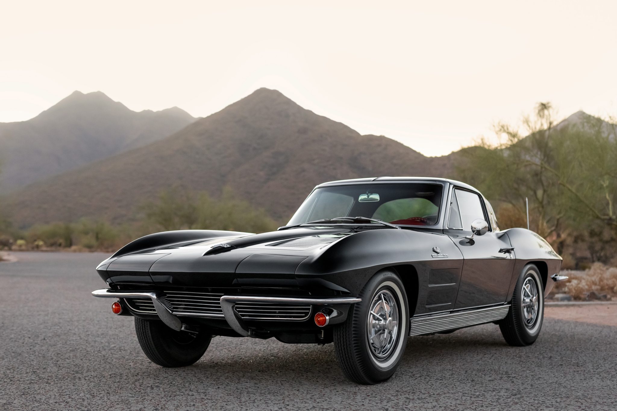 1963 Chevrolet Corvette C2 zu verkaufen – Tuxedo Black mit 327ci-V8