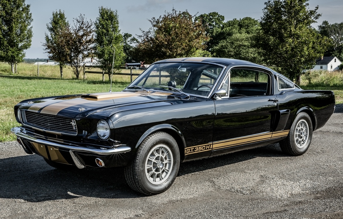 1966 Shelby Mustang GT350 & GT500 for Sale – Black and Gold HiPo V8 Fastback