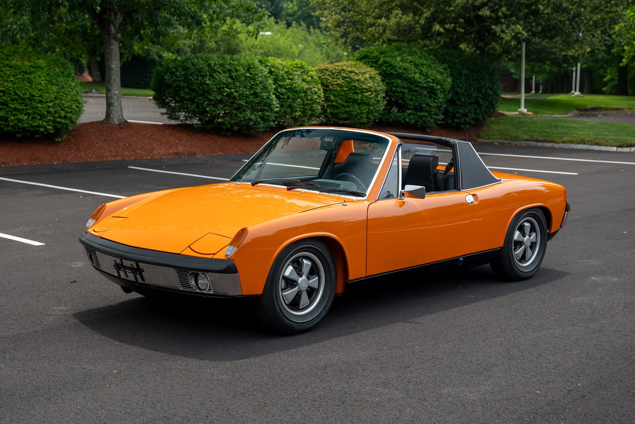 1970 Porsche 914/6 zu verkaufen – Signal-Orange-Targa mit Boxermotor und Fünfganggetriebe