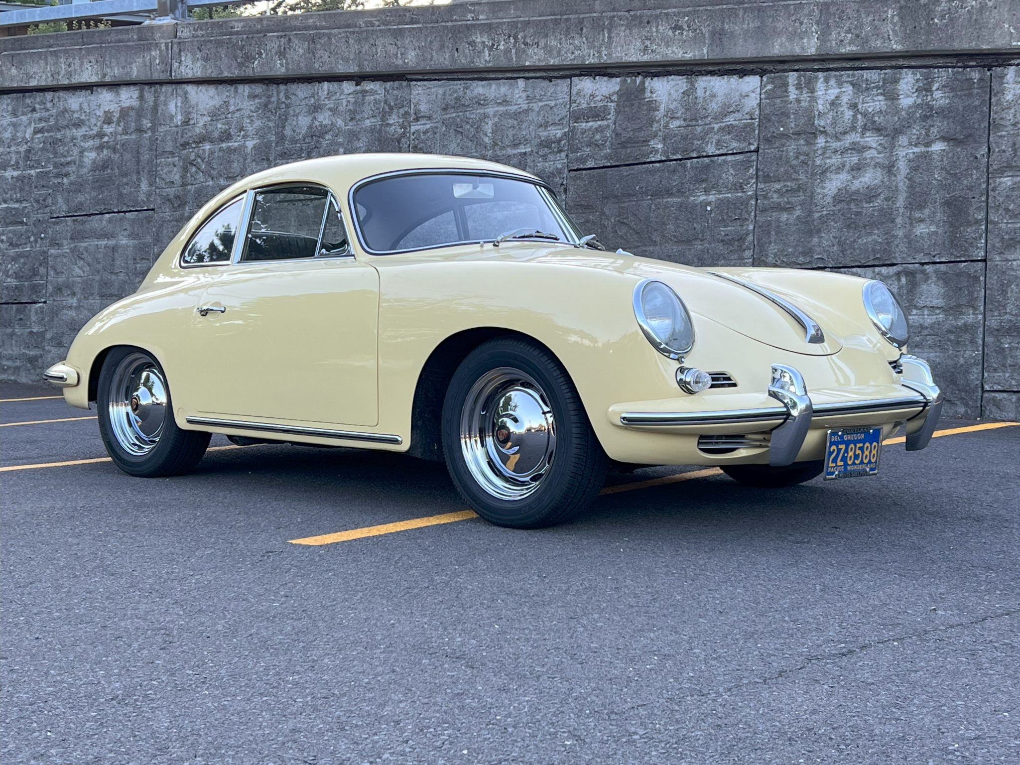 1960 Porsche 356B for Sale – Yellow Air-Cooled Flat-Four Coupe