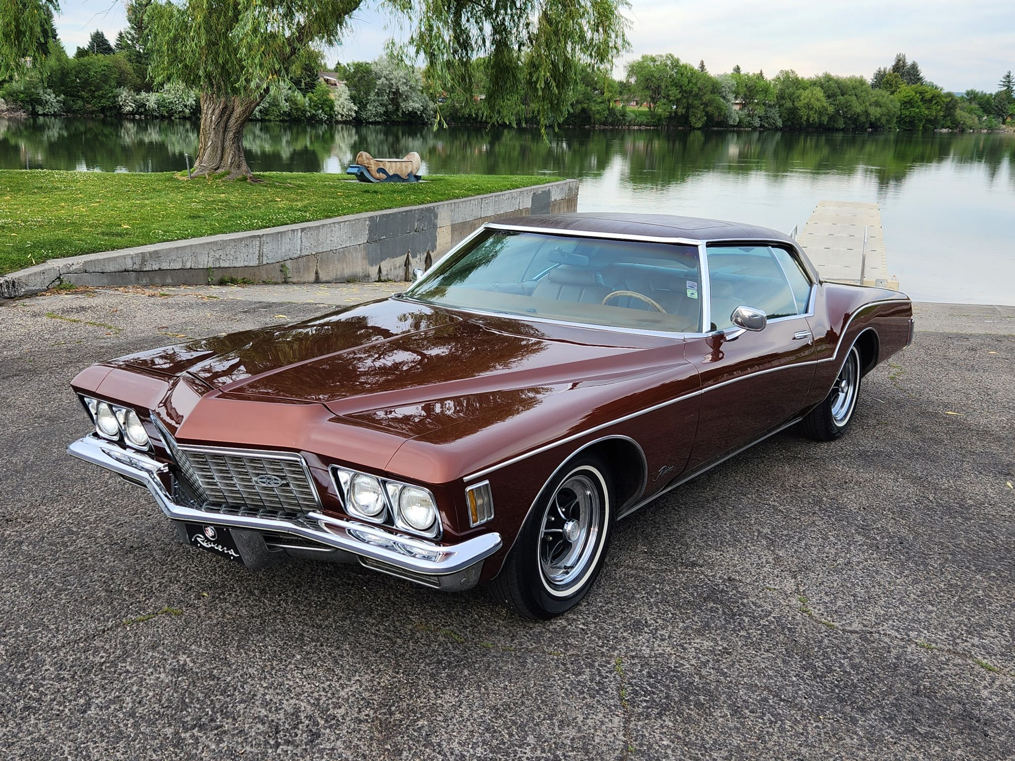 1972 Buick Riviera zu verkaufen – Braunes Luxus-Coupé mit 455ci-V8
