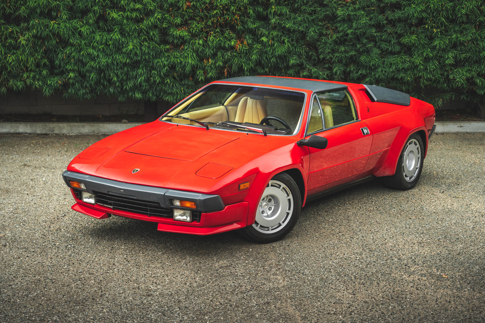 1984 Lamborghini Jalpa zu verkaufen – Roter 3,5-Liter-V8-Targa mit Fünfganggetriebe