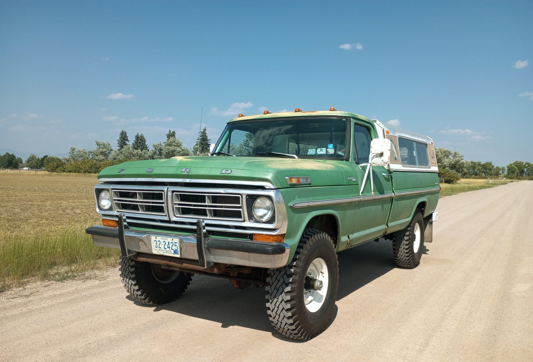 1972 Ford F-Series 1967-1972 for Sale – Green 390ci V8 Four-Speed 4x4 Pickup