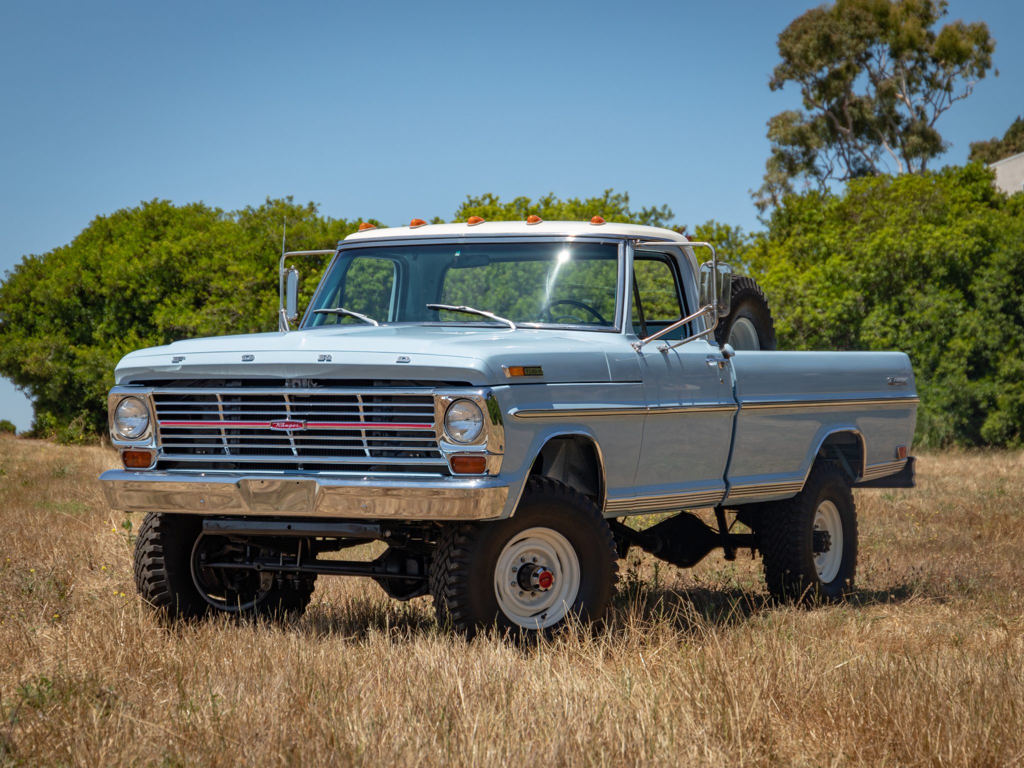 1969 Ford F-Series 1967-1972 zu verkaufen – Blauer 390ci-V8-Allrad-Pick-up