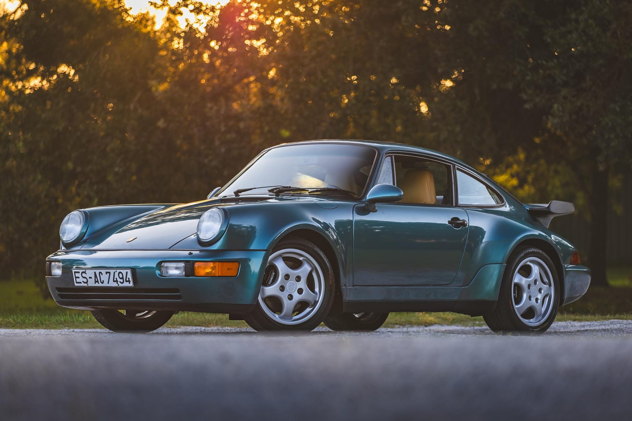 Porsche 964 Turbo 1991 à vendre – Coupé Turquoise Metallic 3,3 litres à boîte manuelle