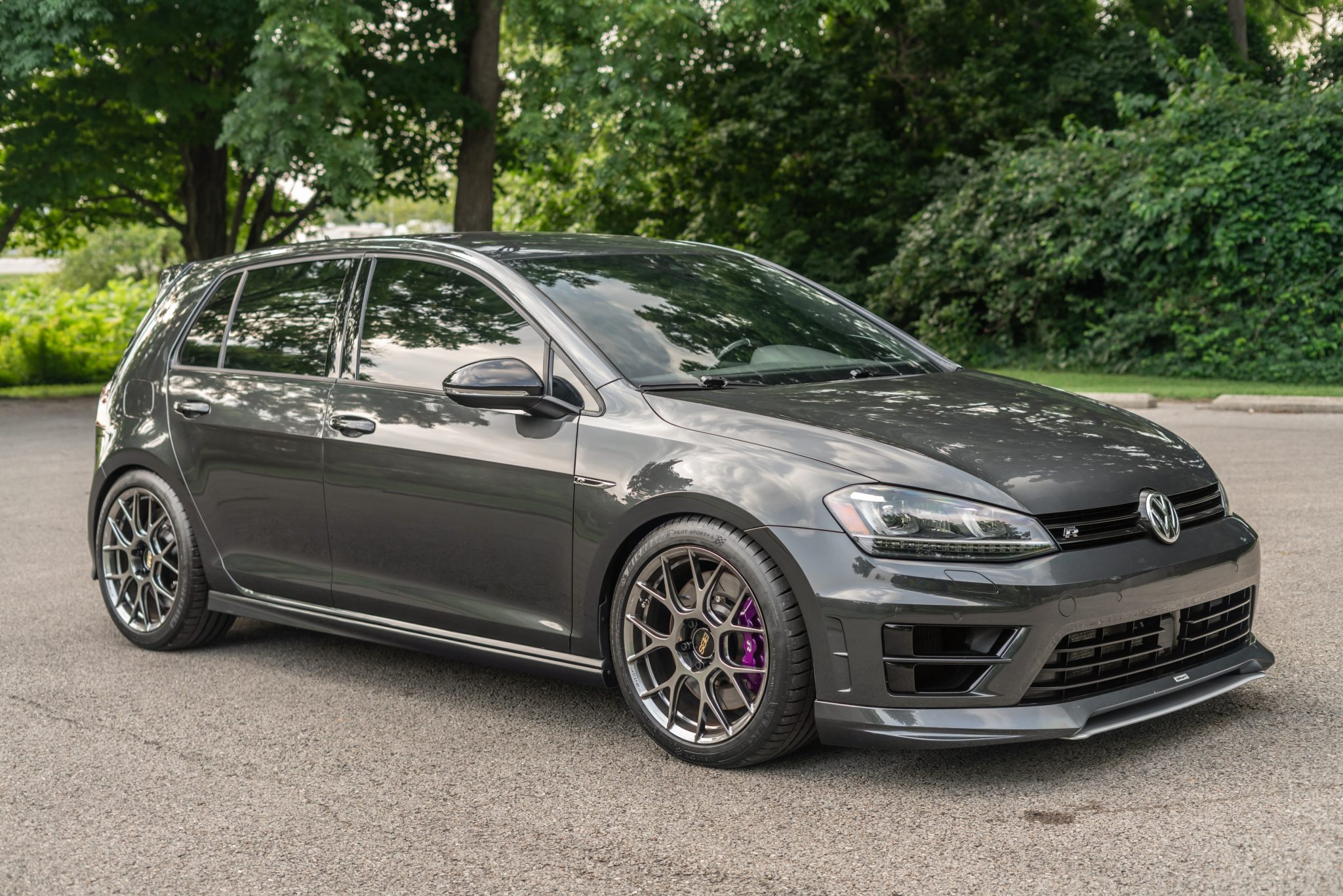 Volkswagen Golf R 2017 à vendre – Compacte Carbon Steel Gray préparée avec DSG et 4Motion