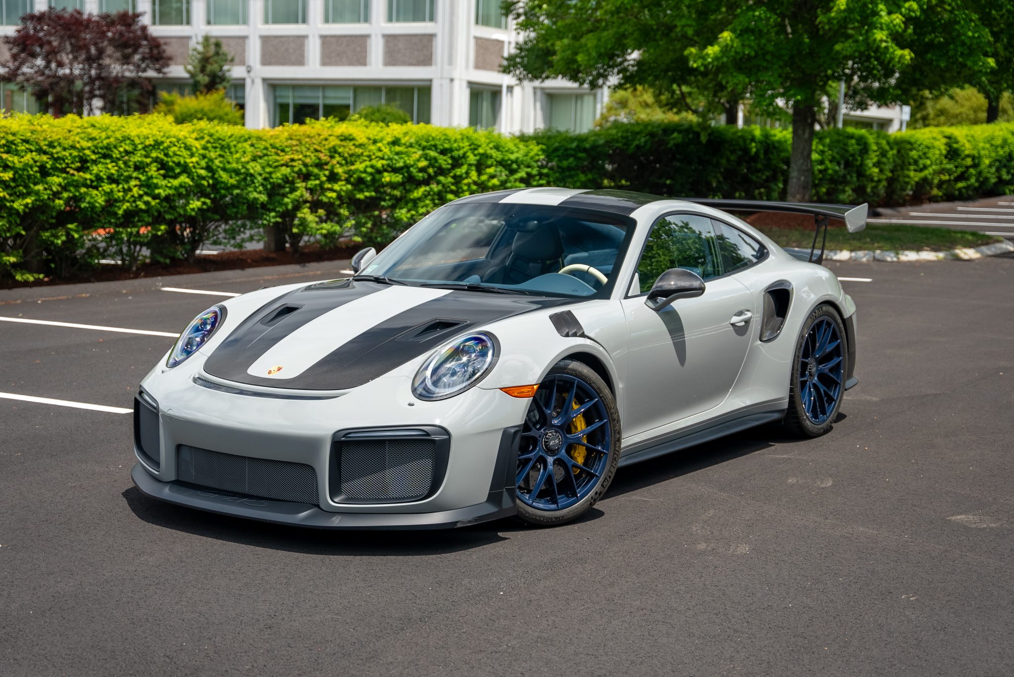 Porsche 991 GT2 2019 à vendre – Modèle Steel Grey sur mesure à flat-six biturbo