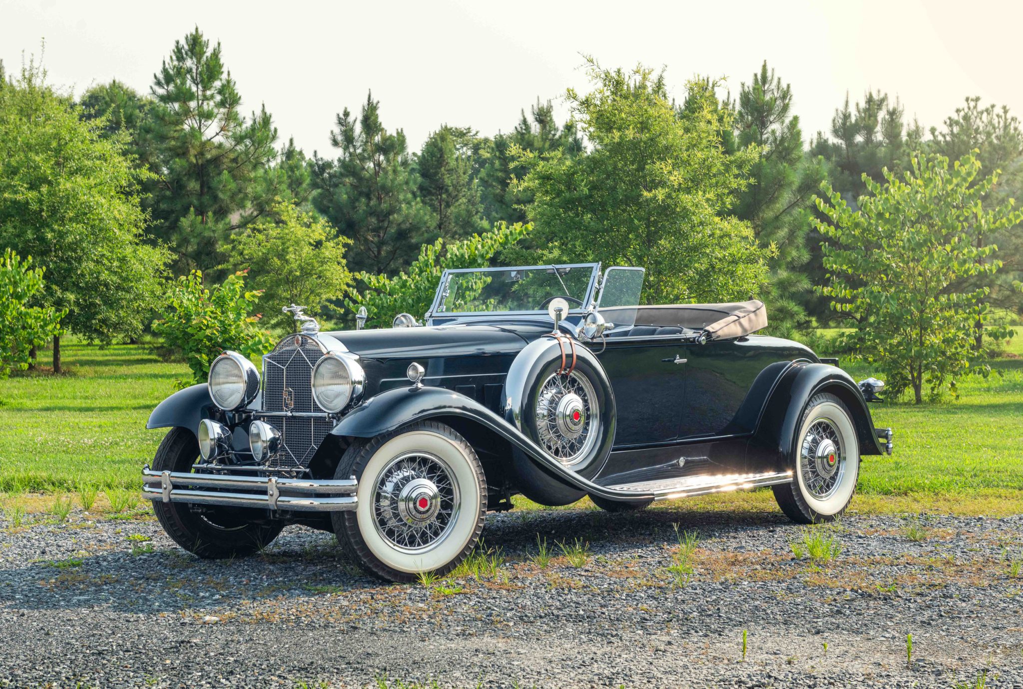 1931 Packard Eight zu verkaufen – Preisgekrönter dunkelblauer 384,8ci-Roadster