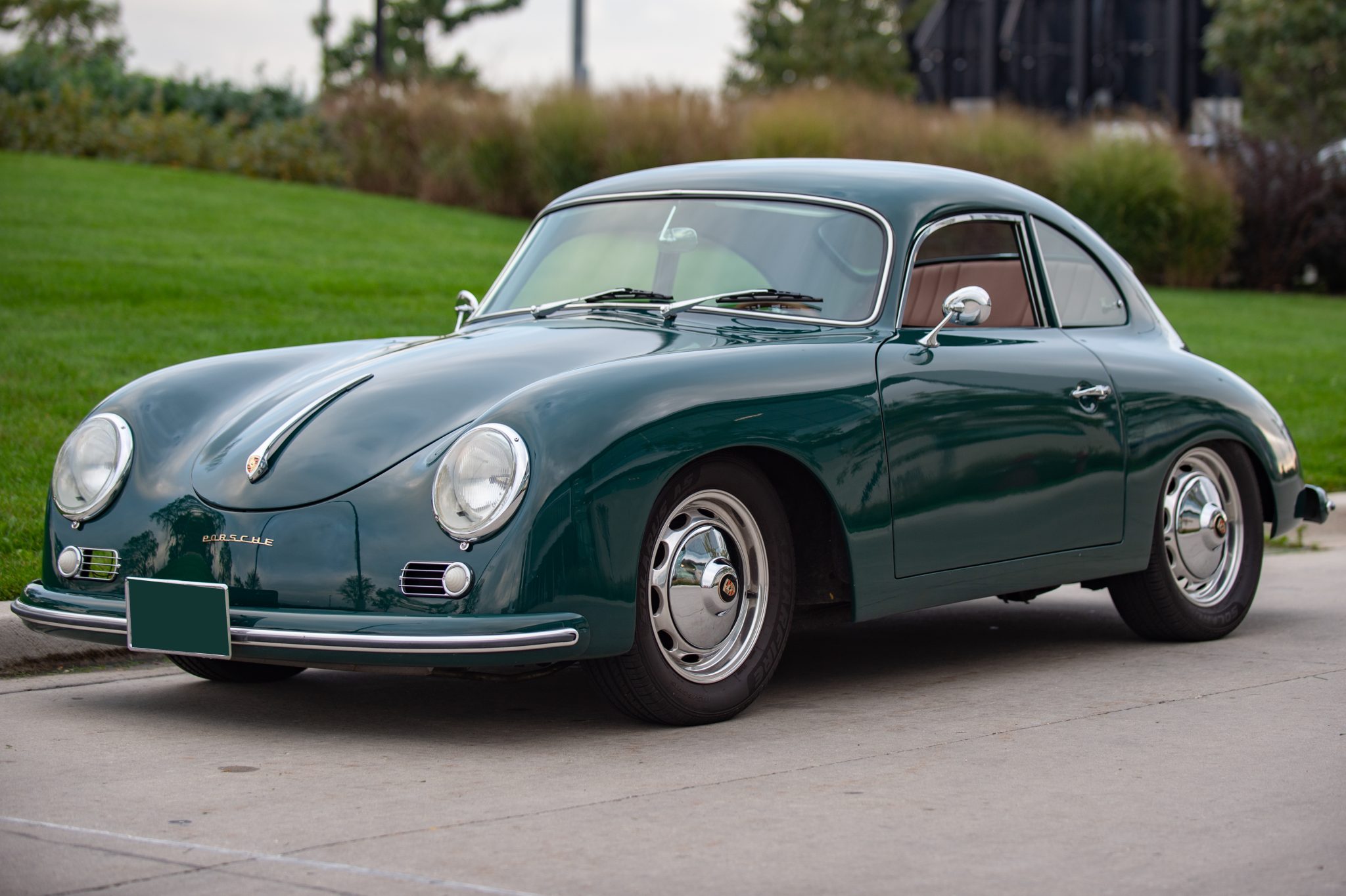 Subaru-Powered Porsche 356A Coupe Replica by JPS Motorsports zu verkaufen – Dunkelgrüner 2,5-Liter-Boxer
