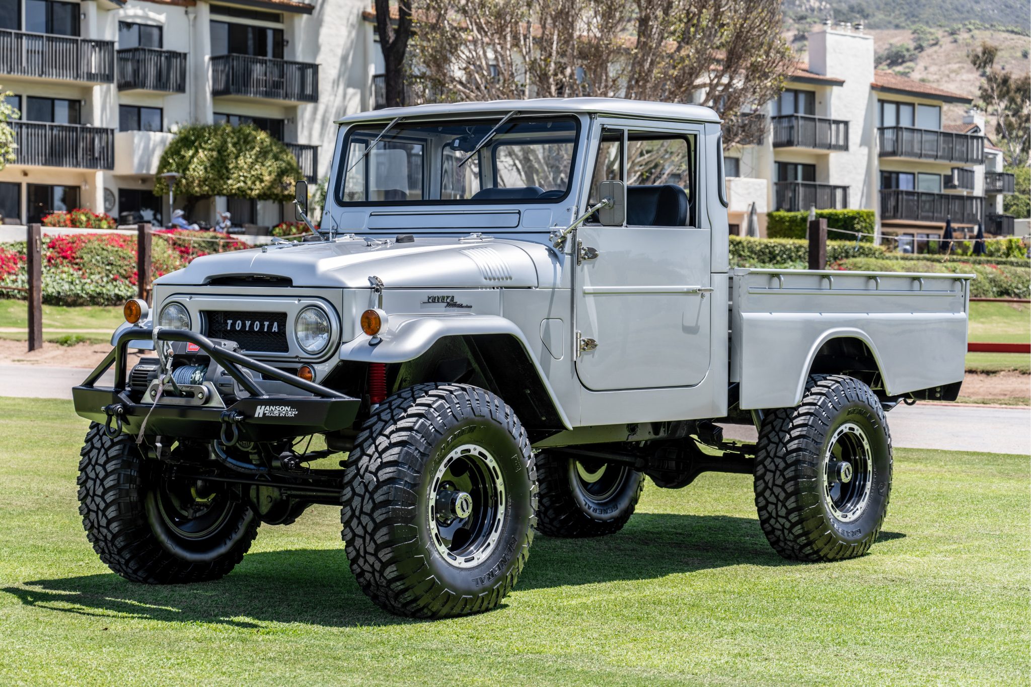 1965 Toyota Land Cruiser FJ45 for Sale – Silver LS1 V8 Five-Speed 4x4
