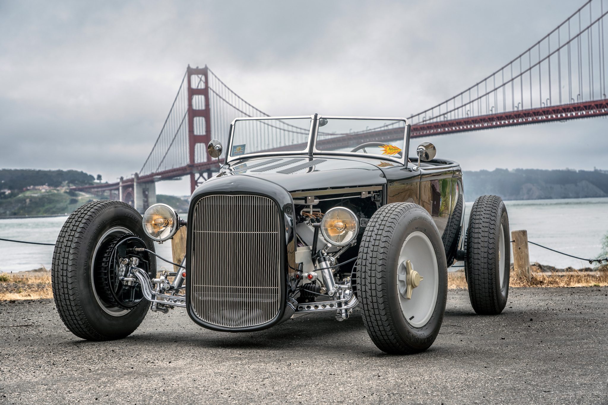 Ford Roadster Special à moteur Flathead à vendre – Hot rod noir à V8 305ci et boîte cinq rapports