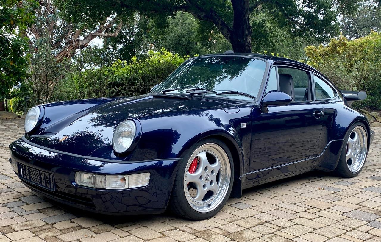 Porsche 964 Turbo 1993 à vendre – Coupé Midnight Blue à flat-six 3,6 litres