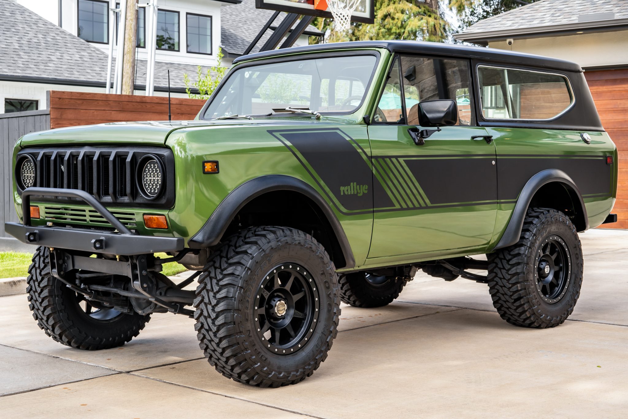 1977 International Harvester Scout zu verkaufen – Grüner LS3-V8-Geländewagen mit Sechsgang-Automatik