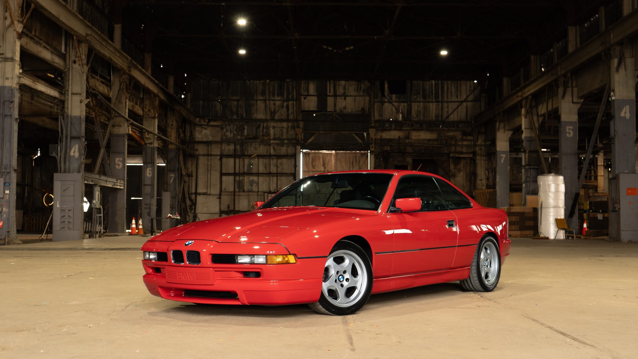 BMW E31 Série 8 1994 à vendre – Coupé 850CSi rouge à V12 et boîte six rapports