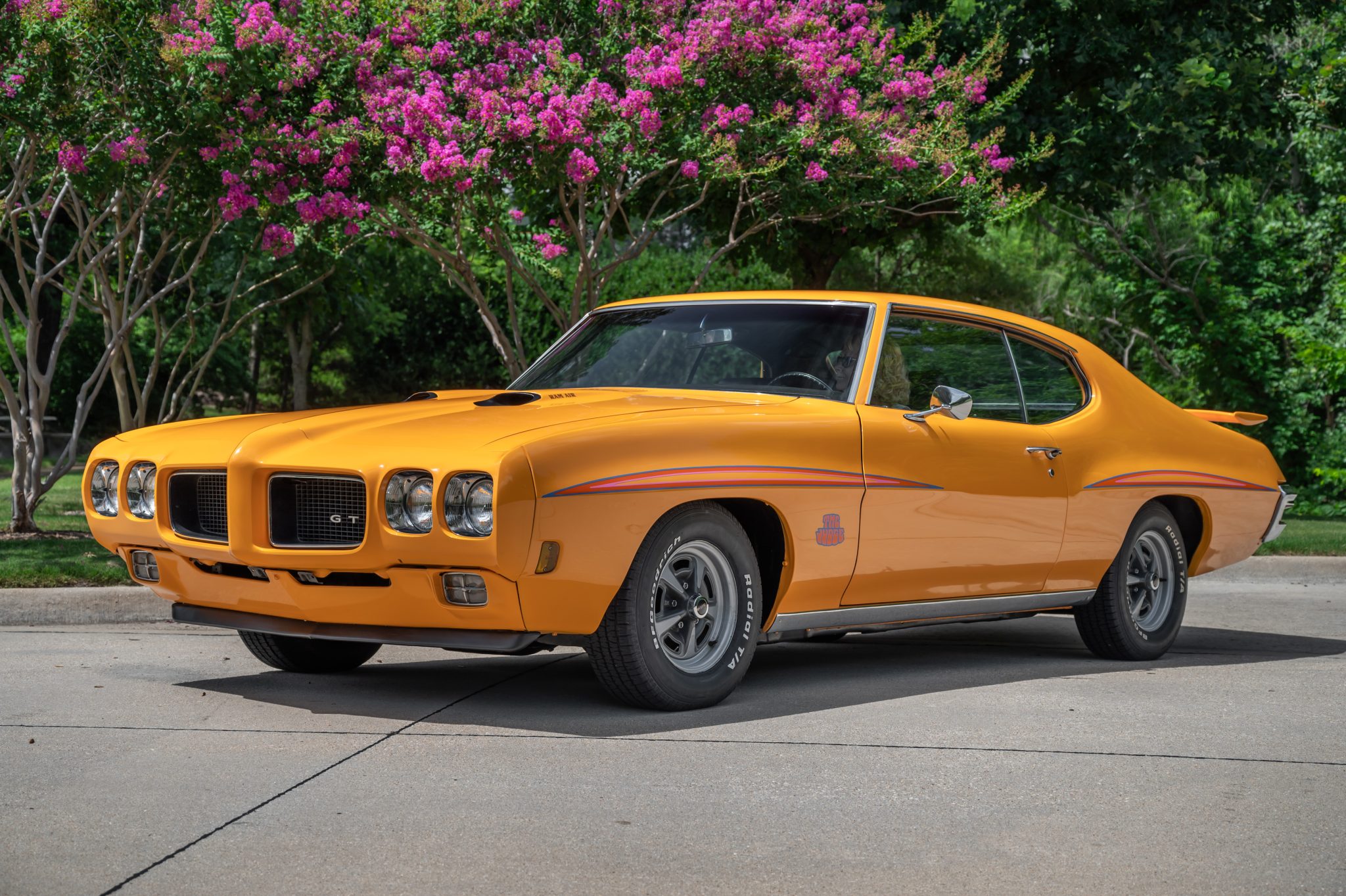 Pontiac GTO 1970 à vendre – Muscle car Orbit Orange à V8 Ram Air III