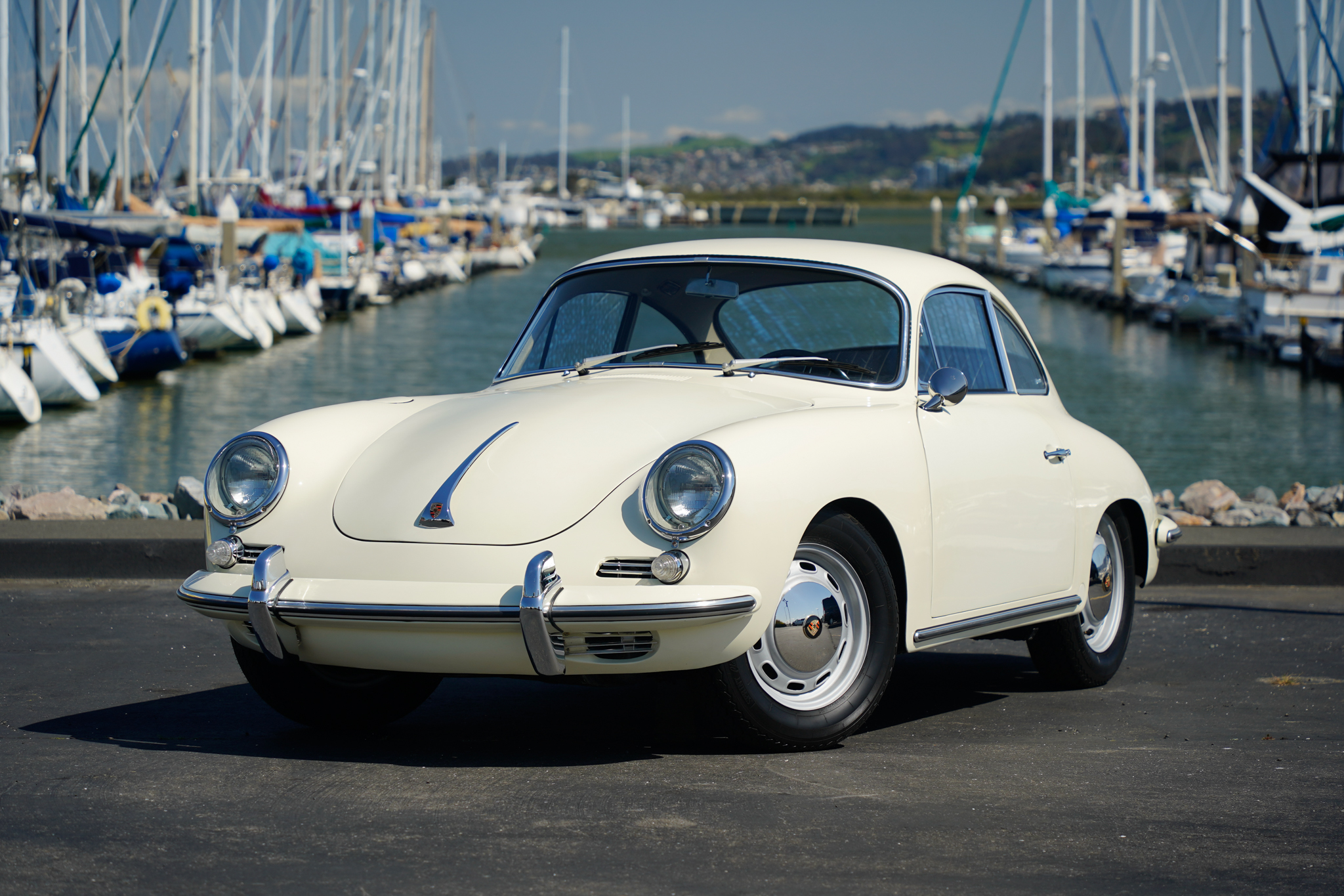 1964 Porsche 356C for Sale – Light Ivory Four-Speed Classic Coupe
