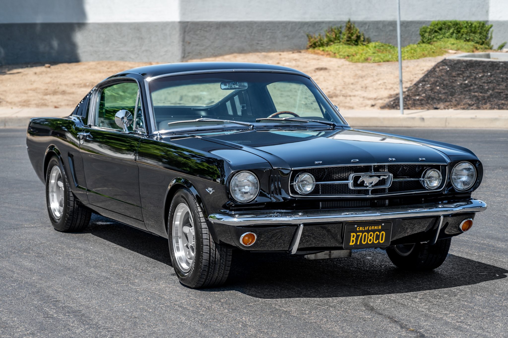 1965 Ford Mustang 1964.5-1966 zu verkaufen – Schwarzes 331ci-Stroker-Coupé mit Vierganggetriebe