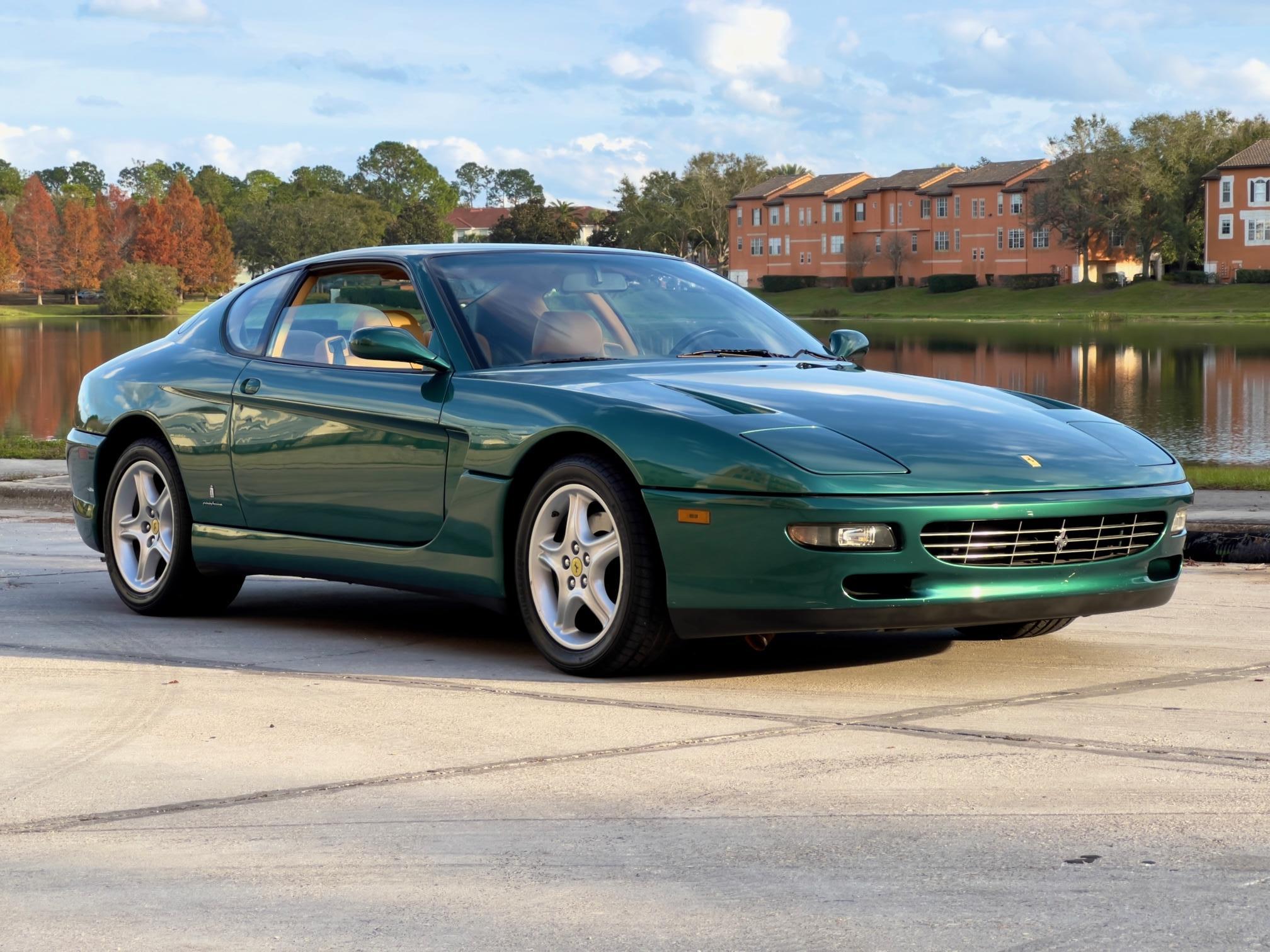 1995 Ferrari 456 zu verkaufen – Verde-Mugello-V12-Gran-Turismo mit Sechsganggetriebe