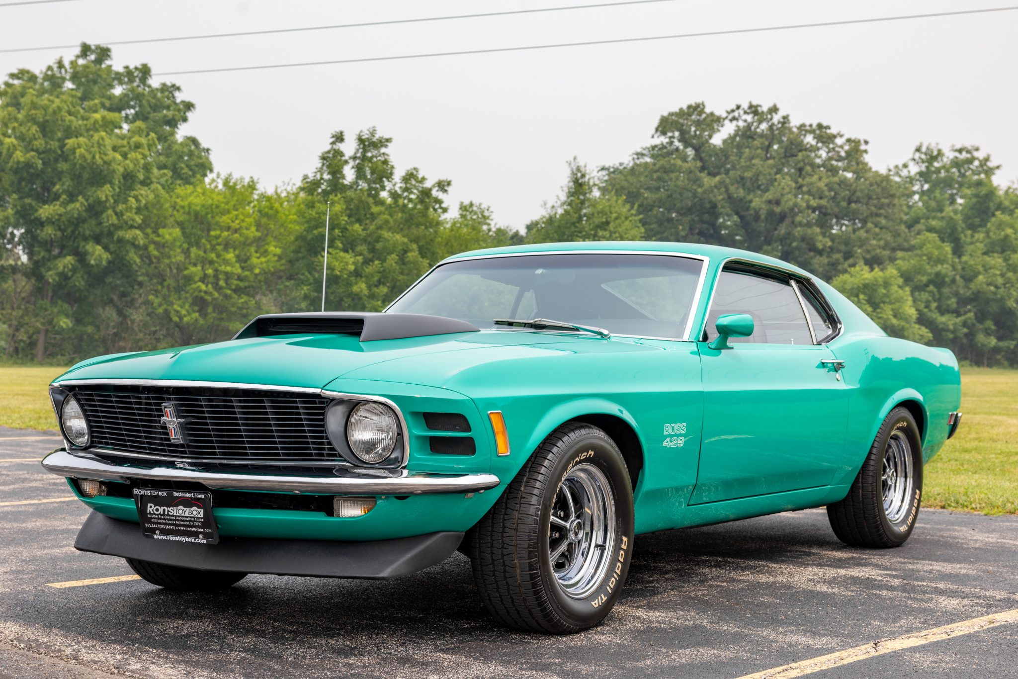 1970 Ford Mustang 1969-1973 for Sale – Green 429ci V8 Drag Pack Fastback