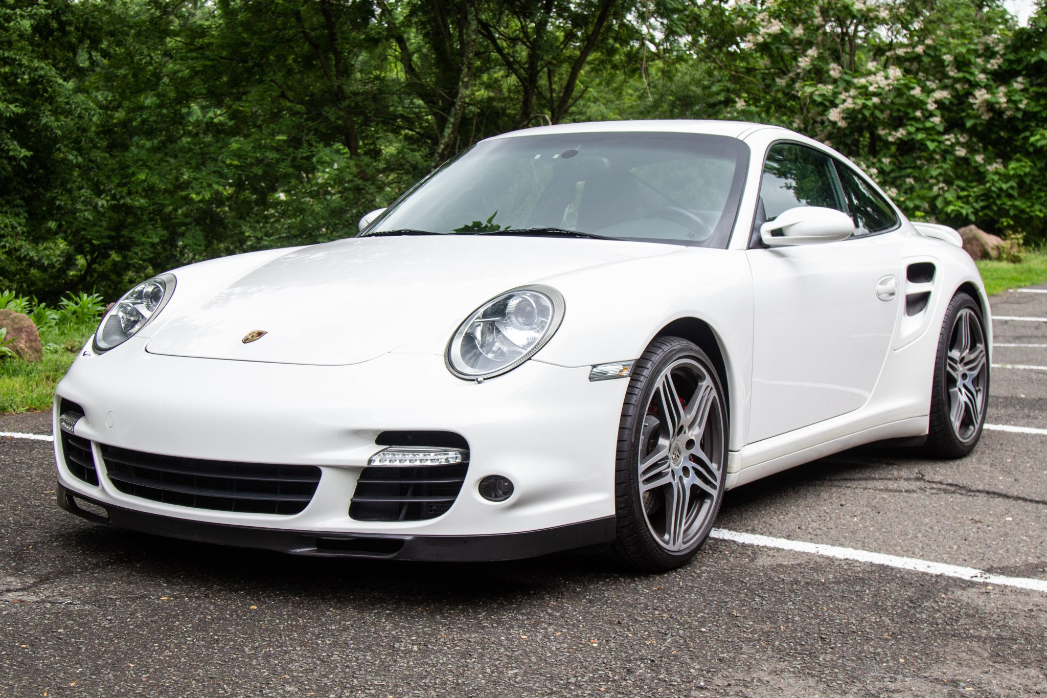 Porsche 997 Turbo 2009 à vendre – Coupé Carrara White biturbo à boîte manuelle