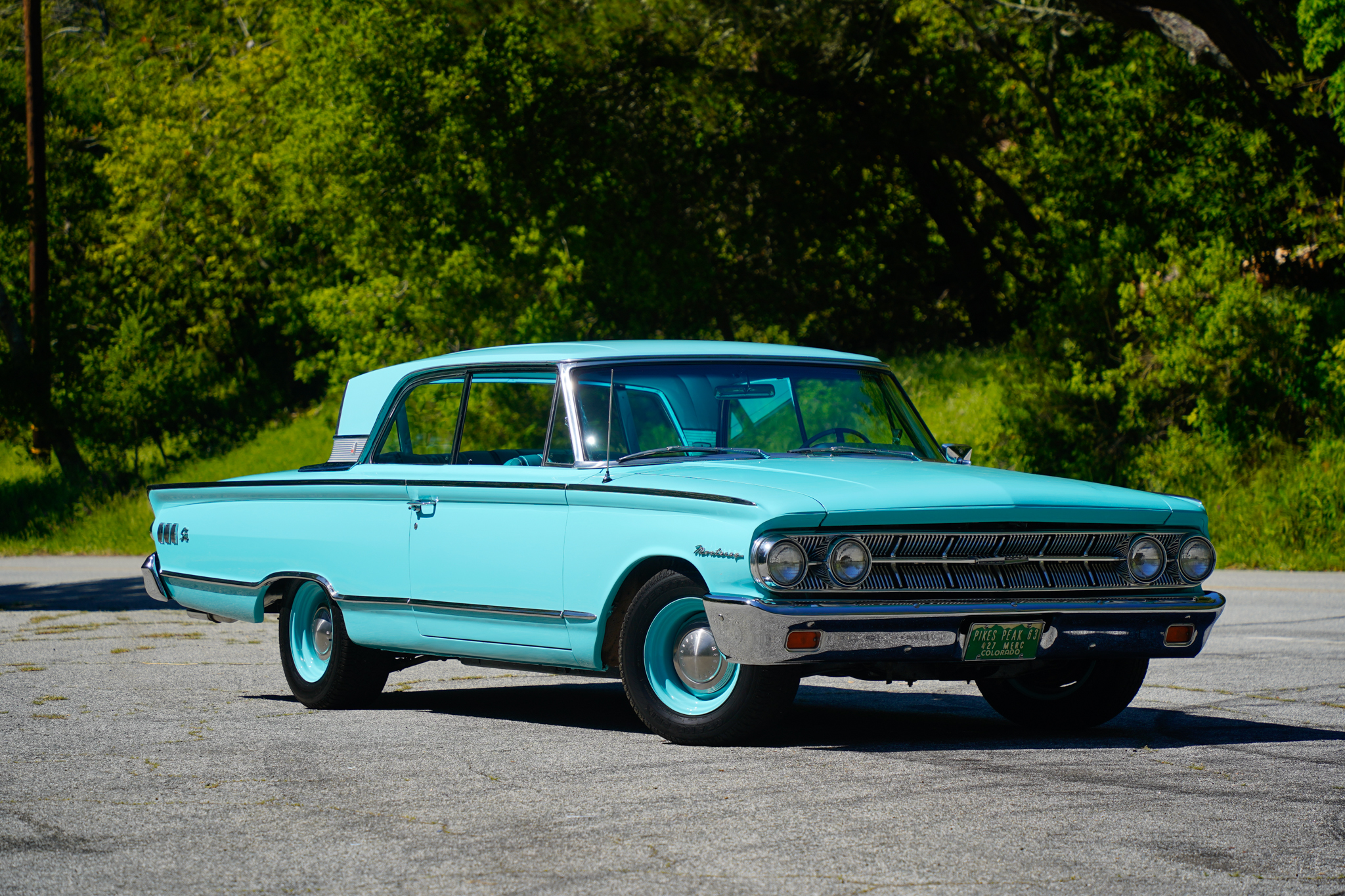 Mercury Monterey 1963 à vendre – Coupé turquoise à V8 427ci et boîte manuelle