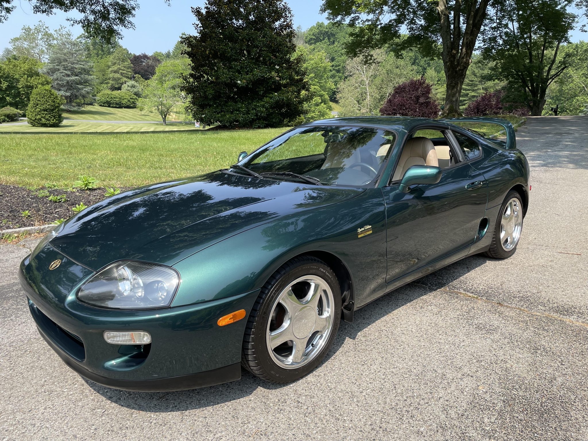 Toyota Supra A80 (1993-2002) 1997 à vendre – Coupé Deep Jewel Green biturbo et manuel