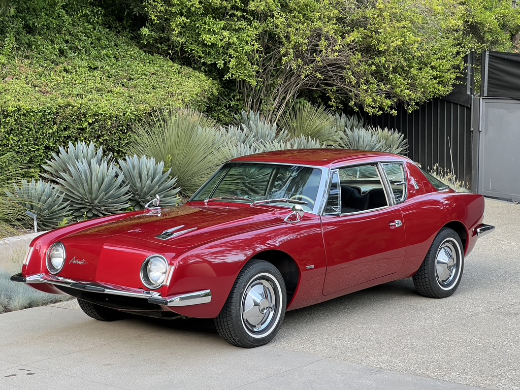 1963 Studebaker Avanti for Sale – Red Supercharged 289ci V8 Grand Tourer
