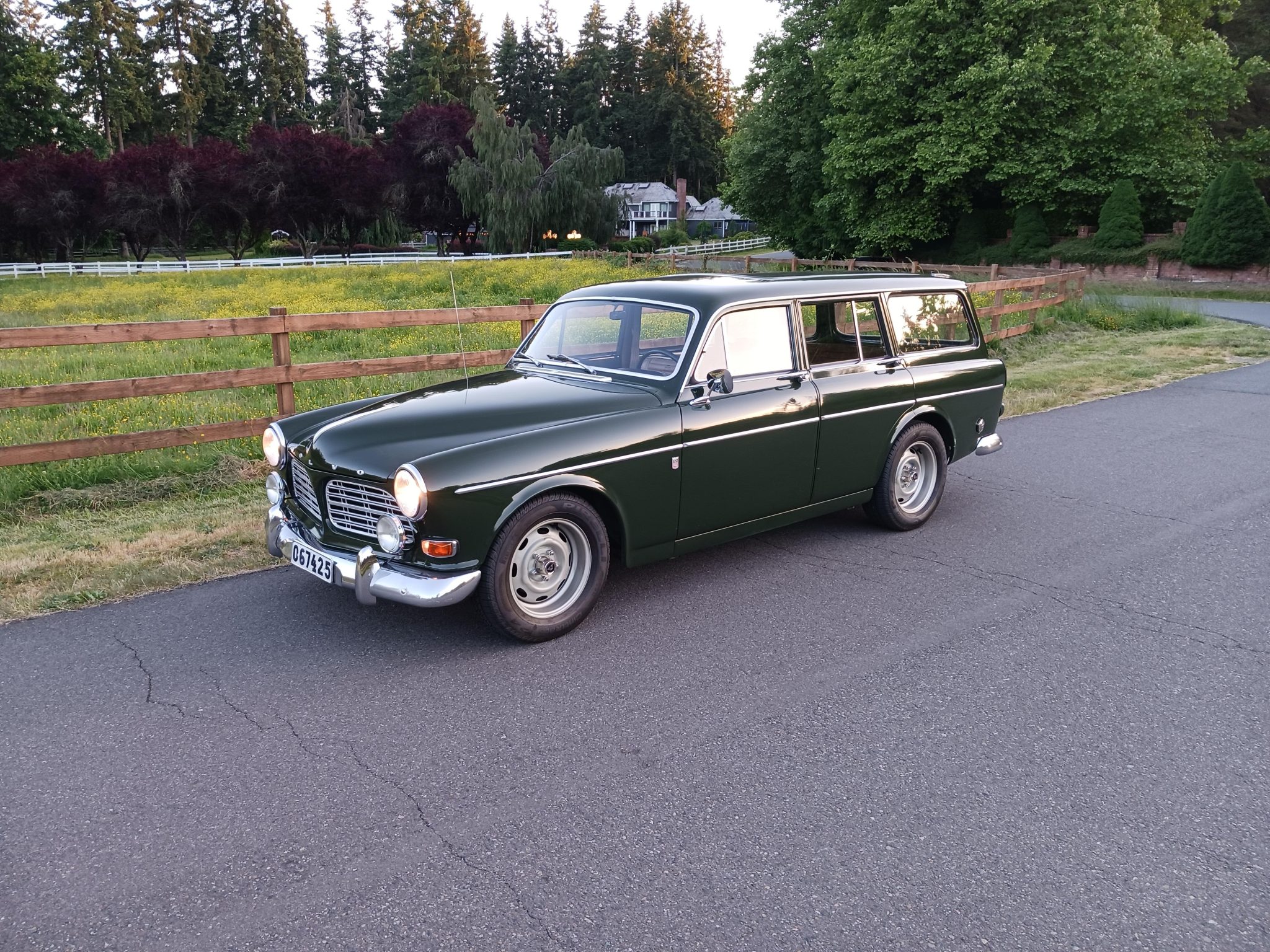 1967 Volvo Amazon for Sale – Dark Green B18 Manual Station Wagon