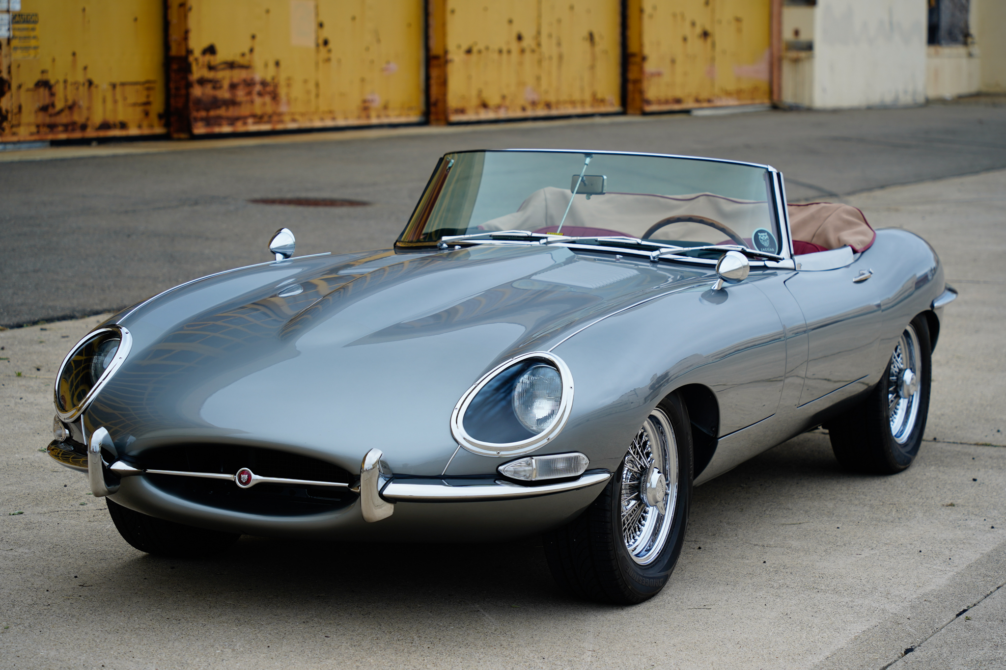 1965 Jaguar XKE Series I for Sale – Silver 4.2-Liter Manual Roadster