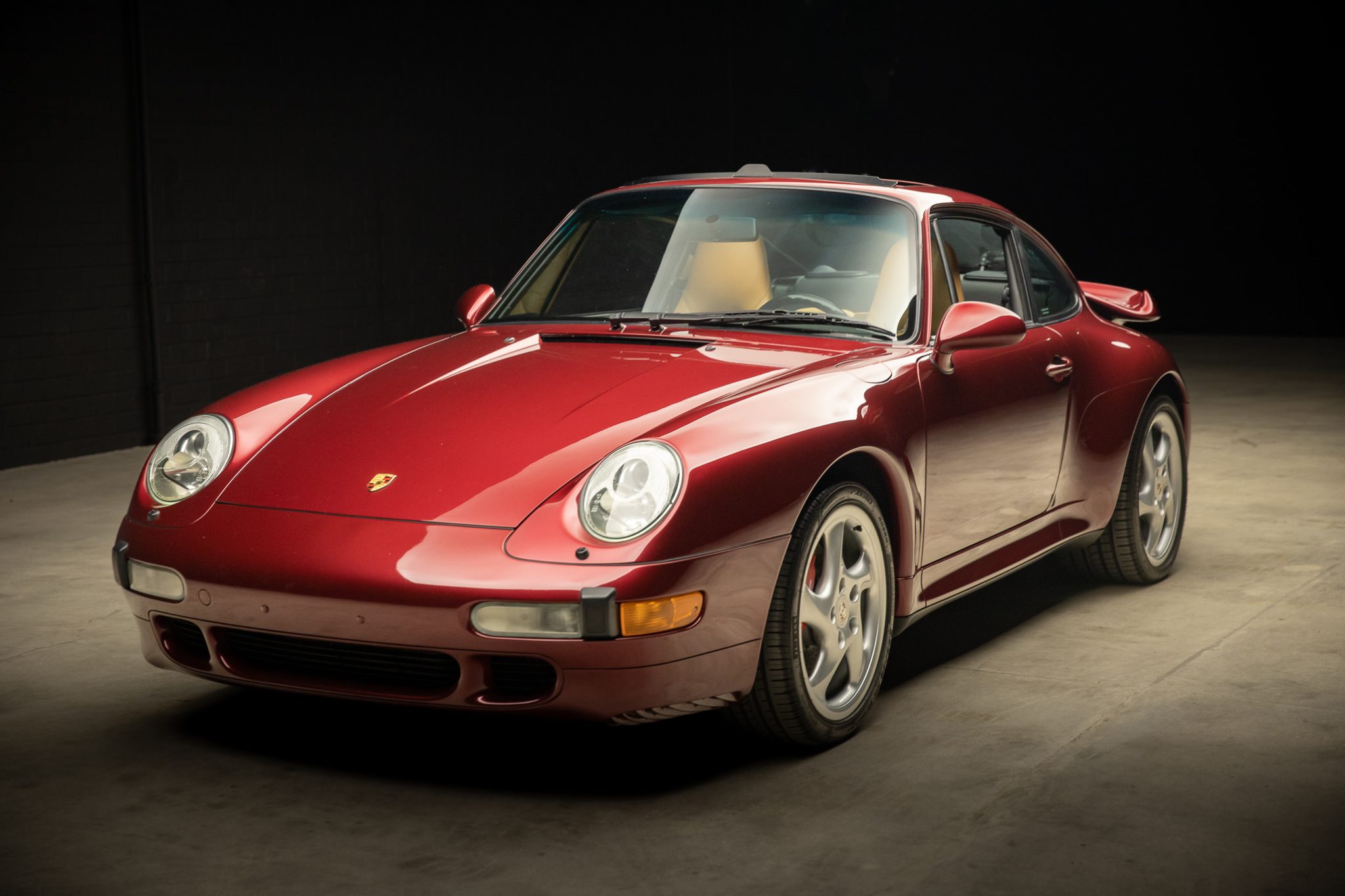 1996 Porsche 993 Turbo zu verkaufen – Arena-Rot-Twin-Turbo-Coupé mit Sechsganggetriebe