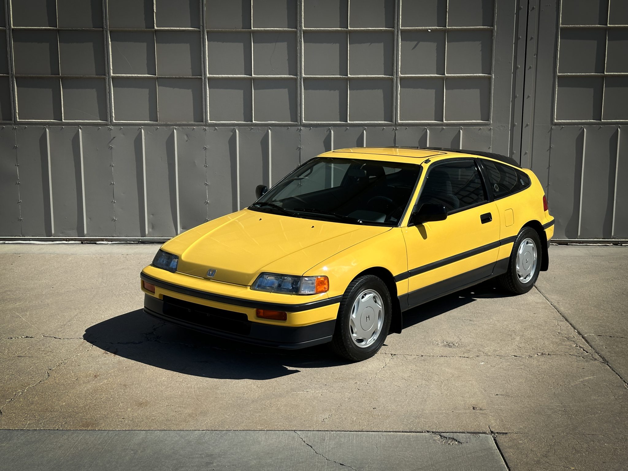 1988 Honda CRX for Sale – Yellow Five-Speed 1.6-Liter Hatchback
