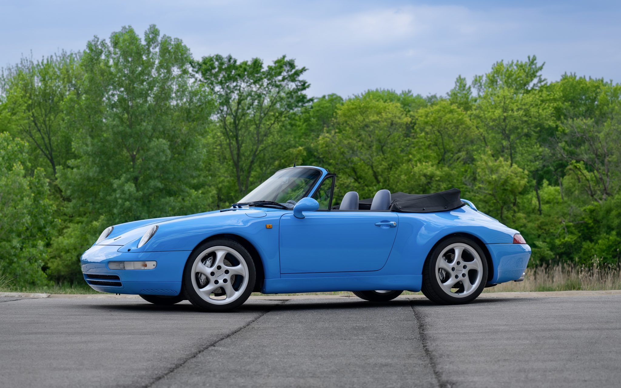 1997 Porsche 993 911 (Non-Turbo/GT2) for Sale – Riviera Blue 3.8-Liter AWD Cabriolet